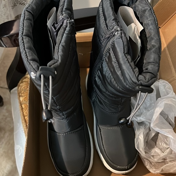 LAMO APRES Estelle womens zip up winter boots shoe size 7 M dark gray - Picture 3 of 7